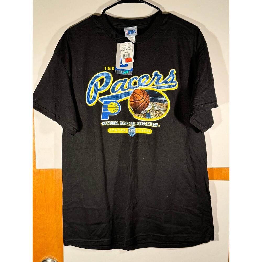 VTG NWT Indiana Pacers NBA Basketball Eastern Conference Shirt Large L